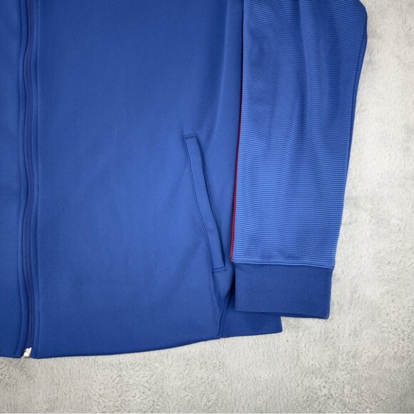 Vintage Nike FC Barcelona Blue/Red Track Jacket Men's Size XXL Full Zip - Picture 10 of 16